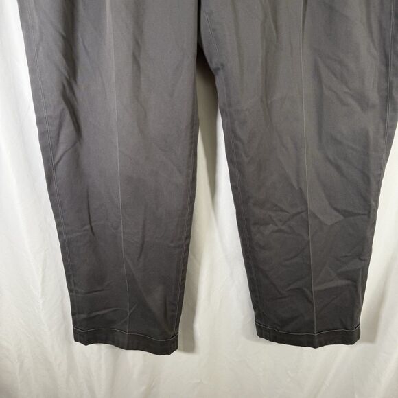 Brooks Brother Advantage Chino Elliot Pants Men's 37x30 Grey Pleated Cotton - Picture 3 of 10